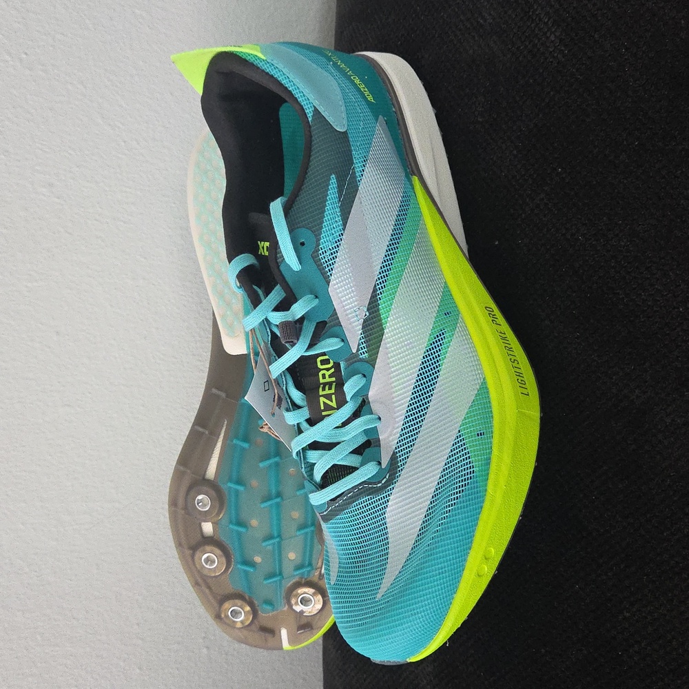 NWOB Adidas Adizero Avanti XC - JR5077 Racing Spikes Aqua Women Shoes